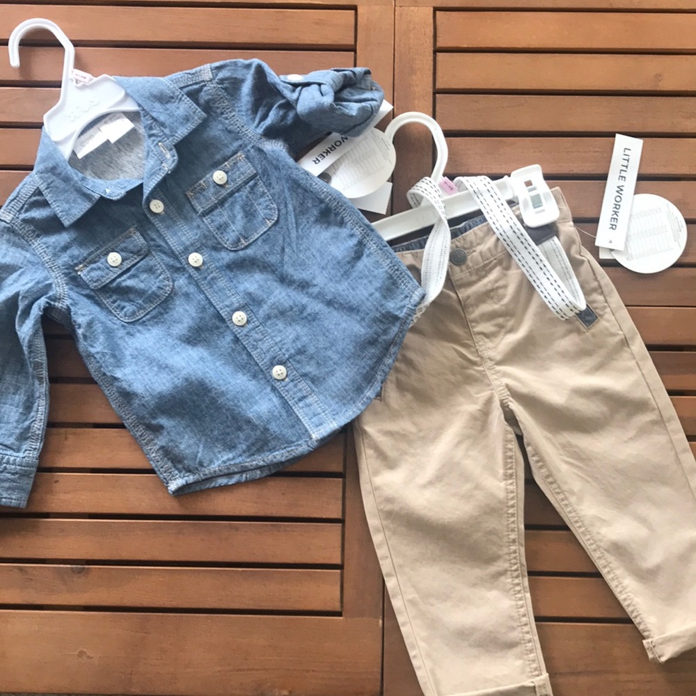Koala Kids chambray Set